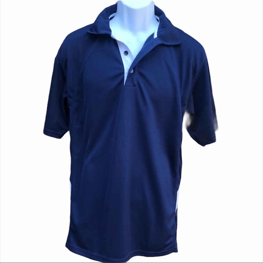 Brooks Running Mens Medium Golf Polo Shirt